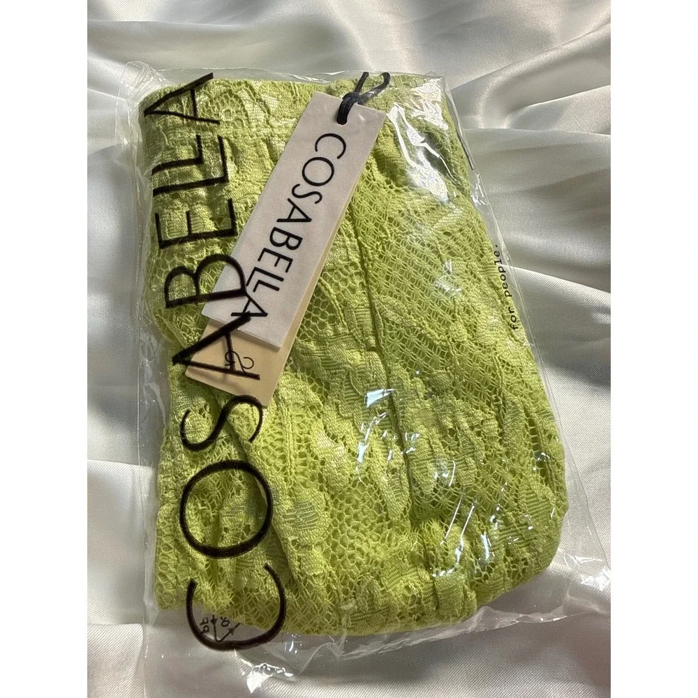 CosaBella‎ Green Lace Men's G-String Thong Sheer Stretch Designer Underwear S